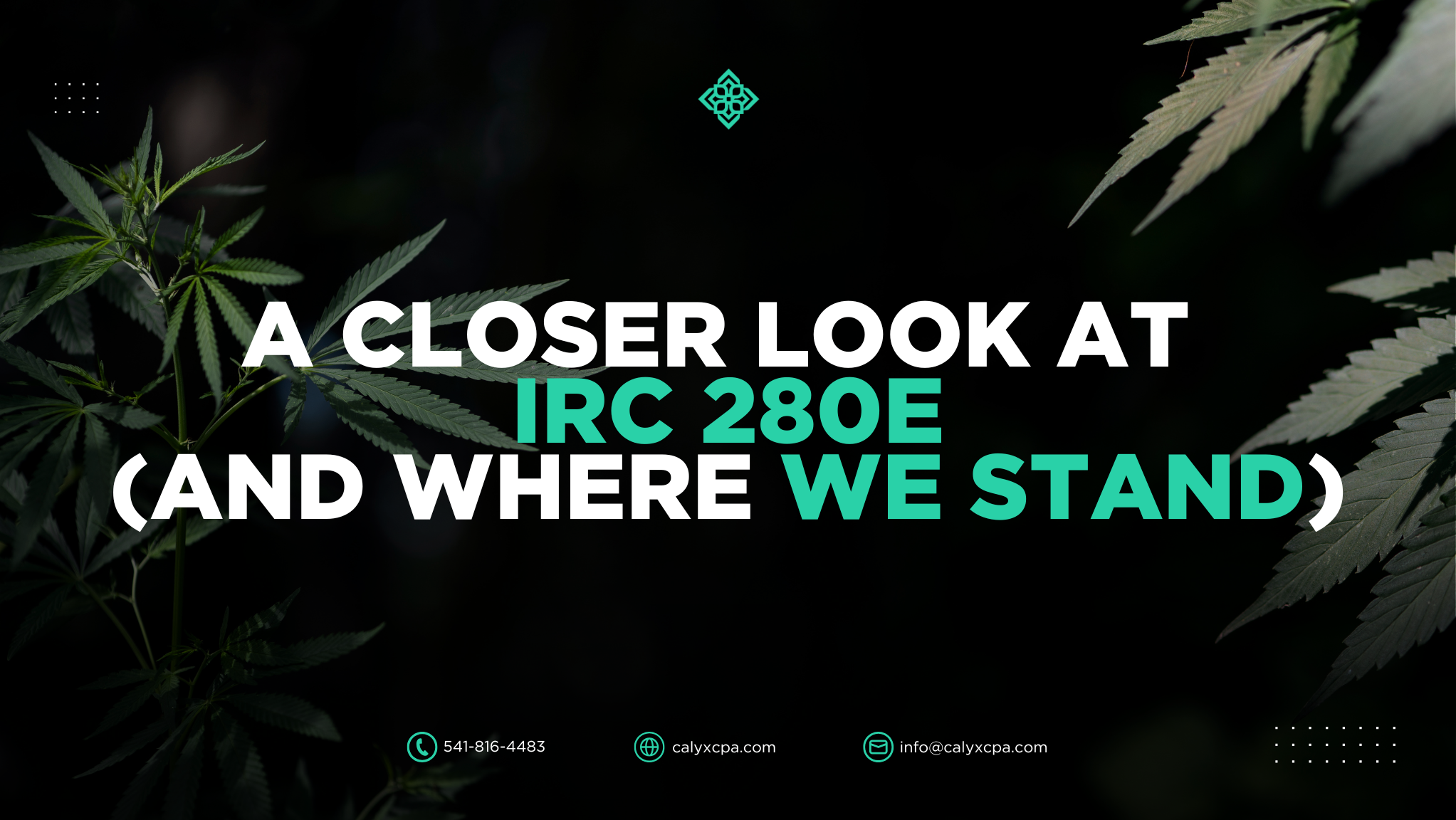 A Closer Look at IRC 280E (And Where We Stand)