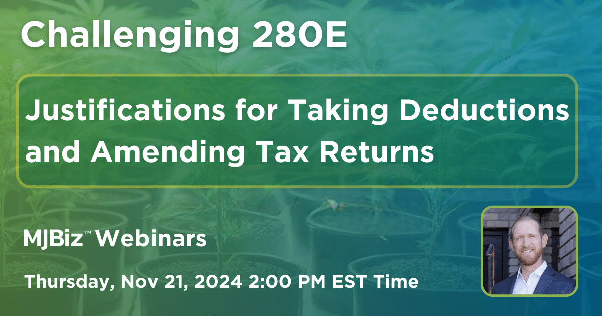 MJBIZ Webinar: Challenging 280E
